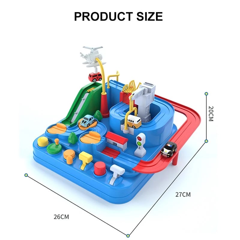 Juguete de aventura para niños | Juego interactivo para la coordinación mano-ojo y diversión creativa en la carretera