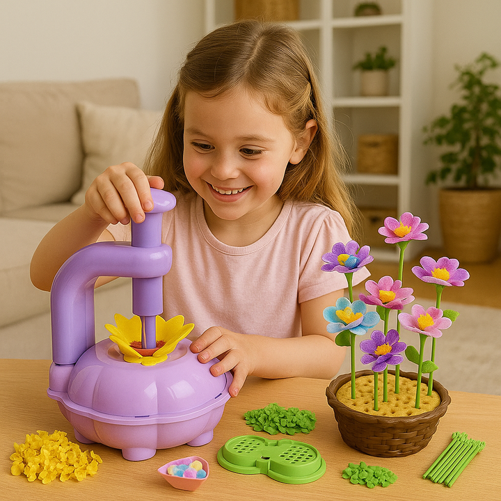 Conjunto creativo para hacer flores