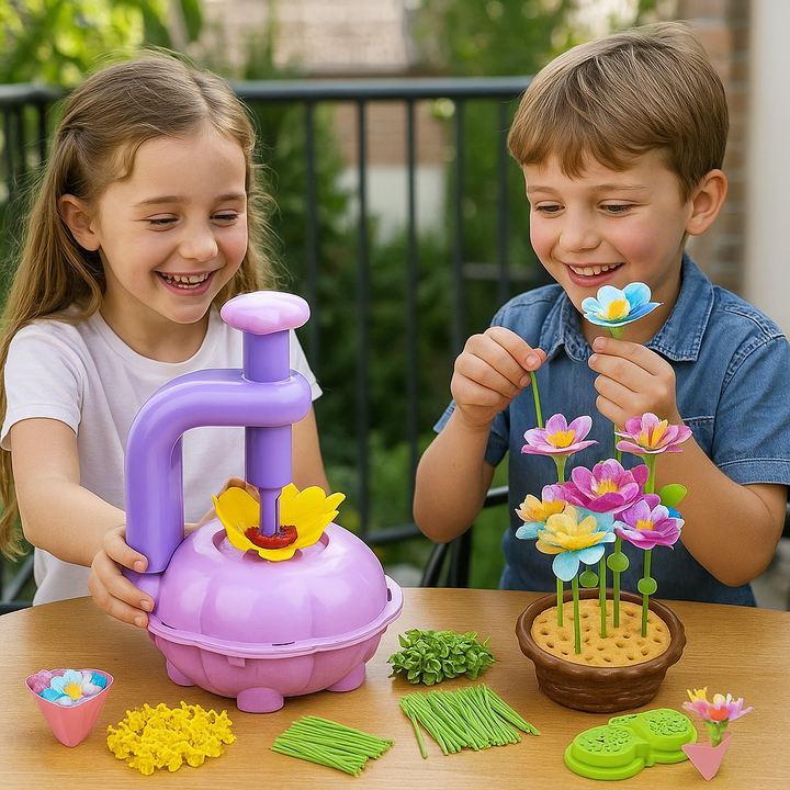 Conjunto creativo para hacer flores