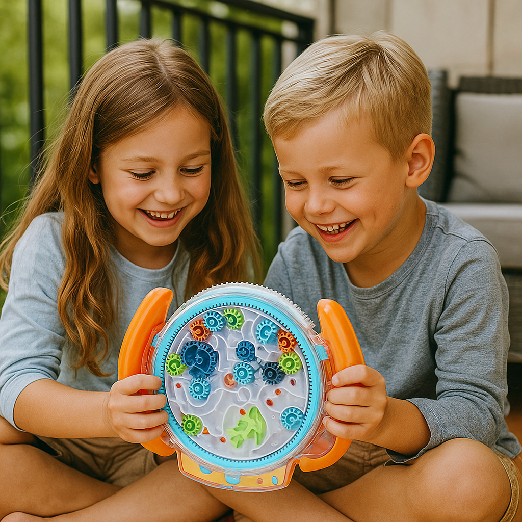 Rueda de laberinto 3D – Juego de destreza y educativo