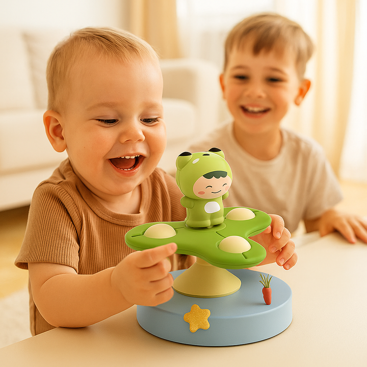 Spinner Montessori con ventosa – juguete educativo giratorio