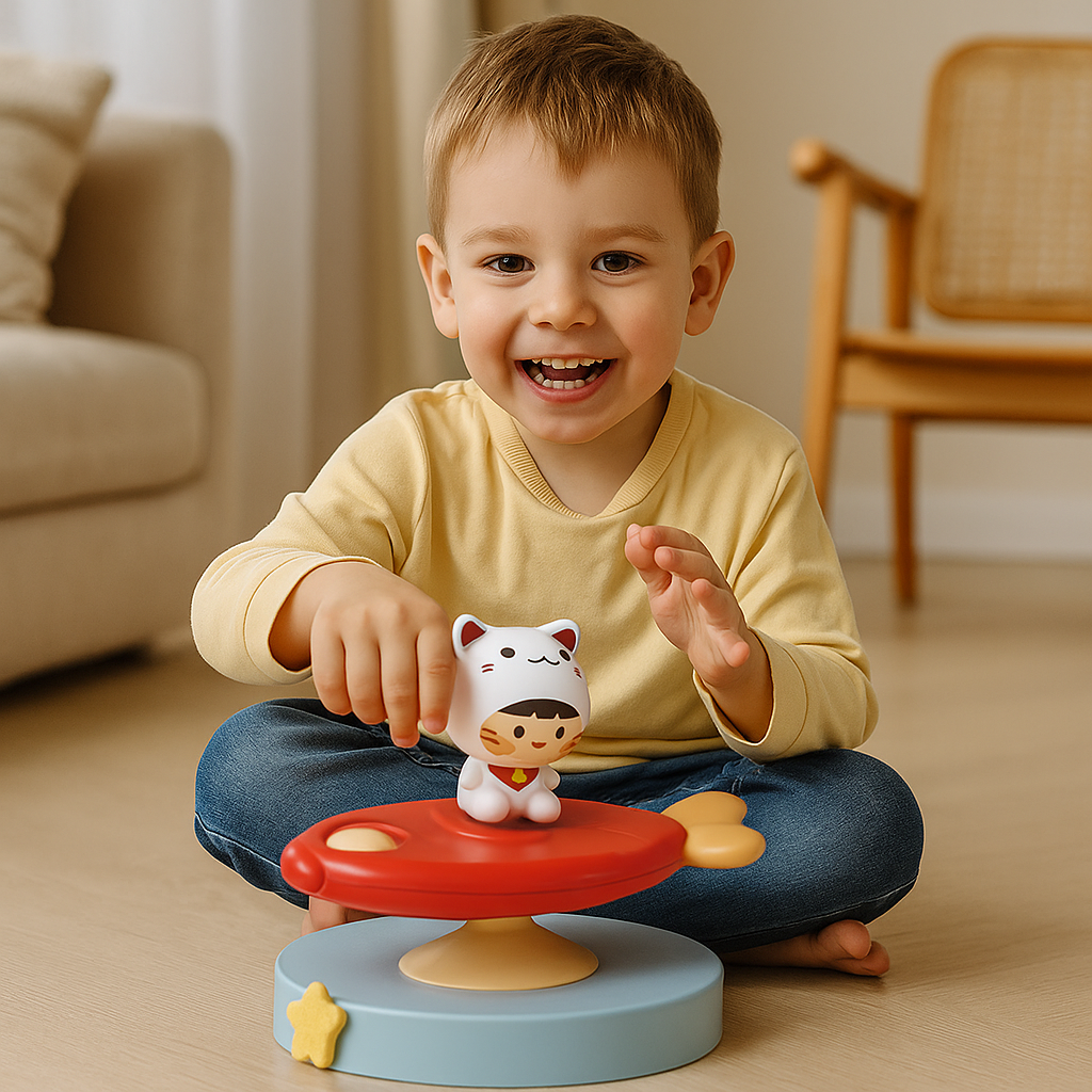 Spinner Montessori con ventosa – juguete educativo giratorio