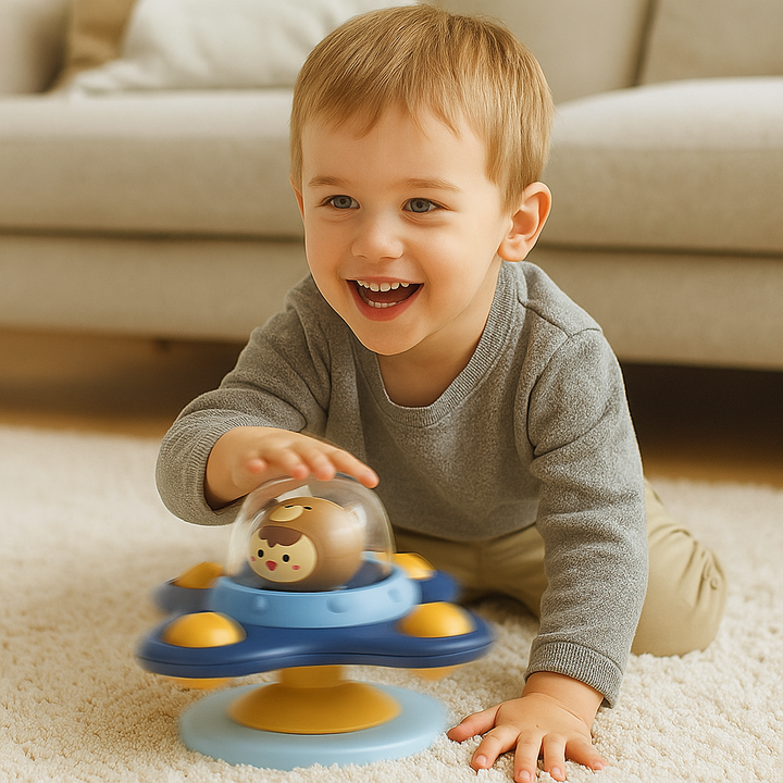 Spinner Montessori con ventosa – juguete educativo giratorio