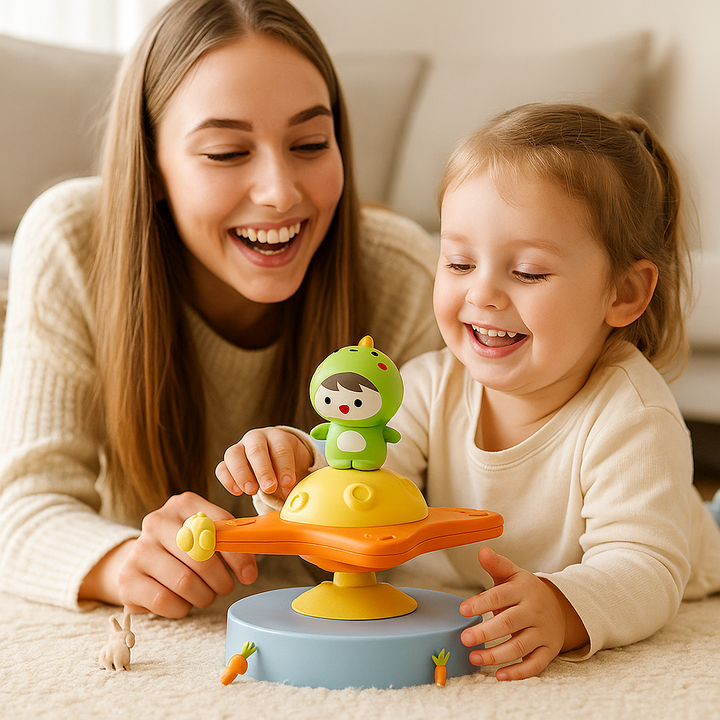 Spinner Montessori con ventosa – juguete educativo giratorio