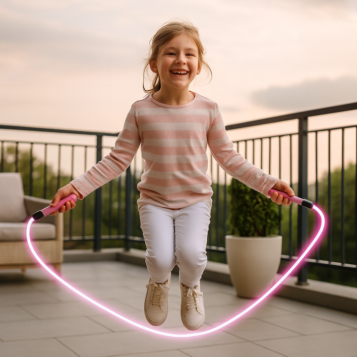 Cuerda de saltar luminosa