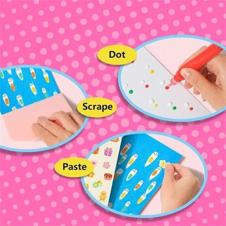 Conjunto Creativo para Pintar con Colores Arcoíris