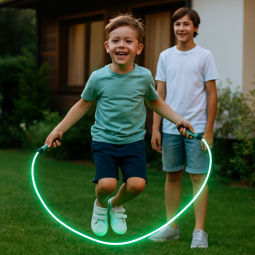 Cuerda de saltar luminosa