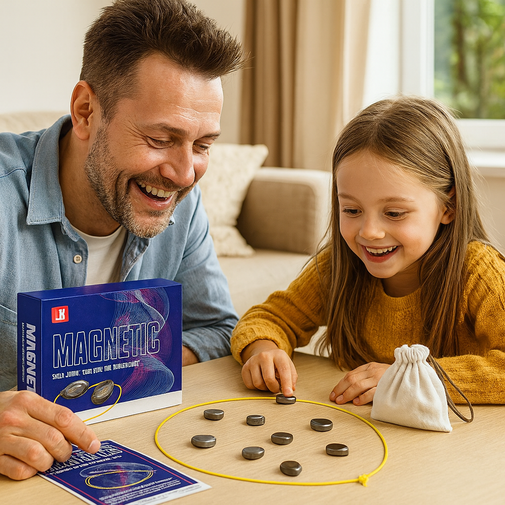 ¡Juego de ajedrez magnético de destreza – diversión para toda la familia!