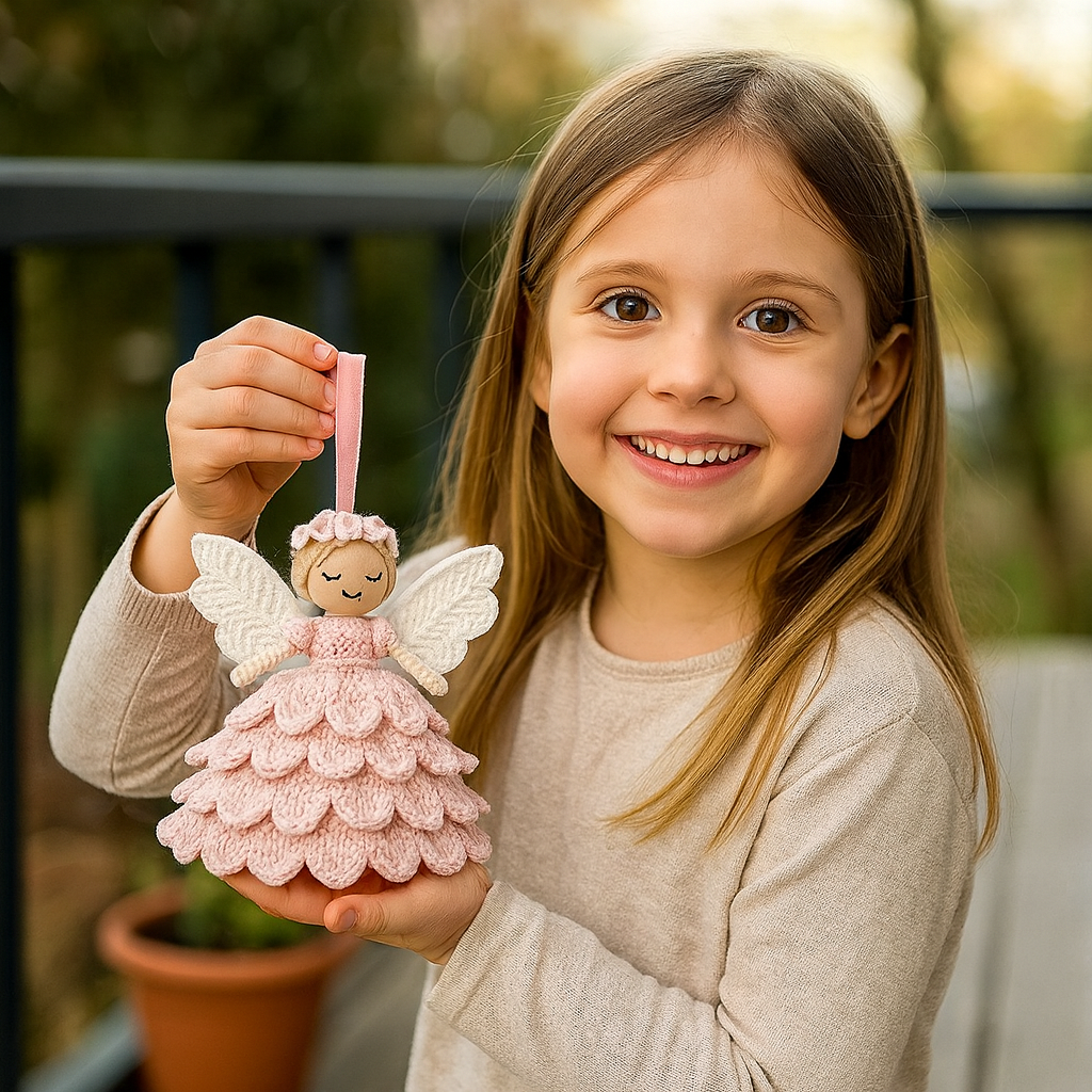 Angelitos de ganchillo – kit DIY