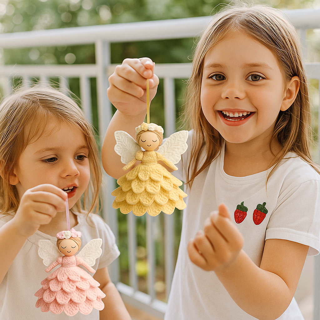 Angelitos de ganchillo – kit DIY