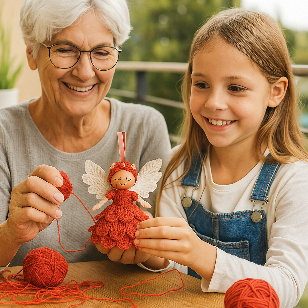 Angelitos de ganchillo – kit DIY