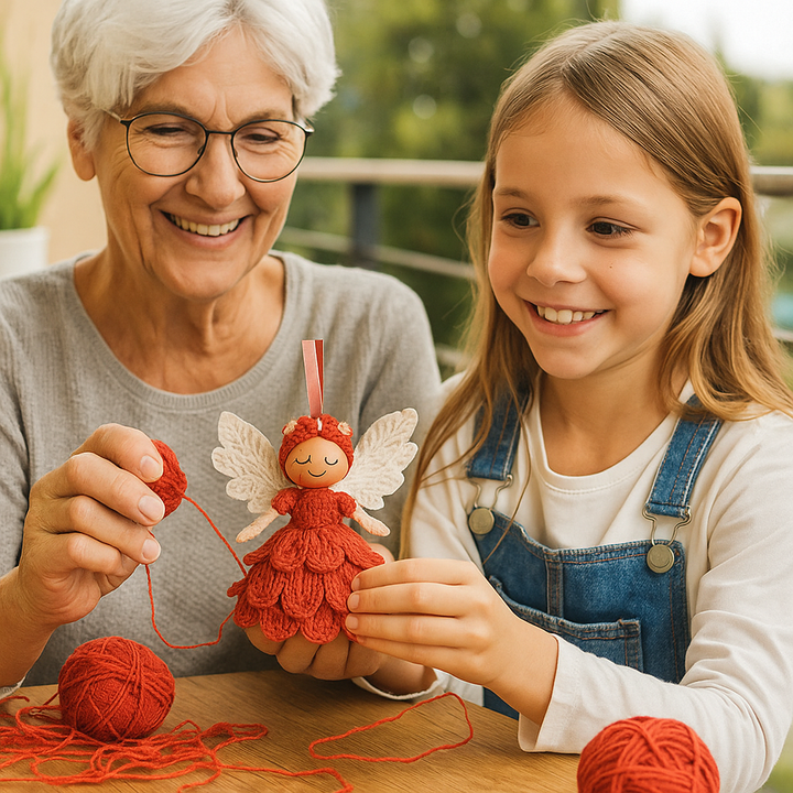 Angelitos de ganchillo – kit DIY