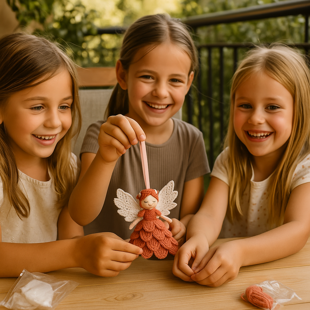 Angelitos de ganchillo – kit DIY