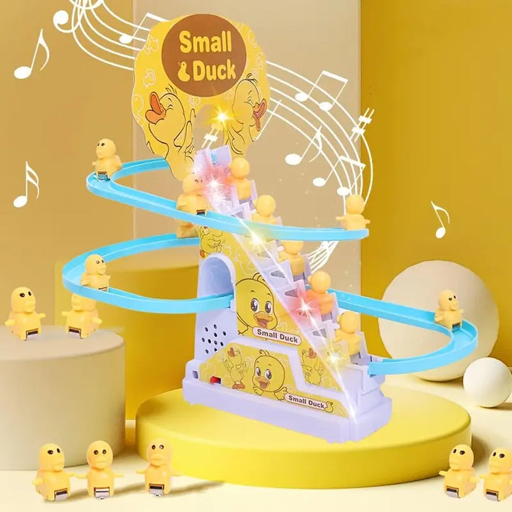 Tobogán con patos – juguete montaña rusa