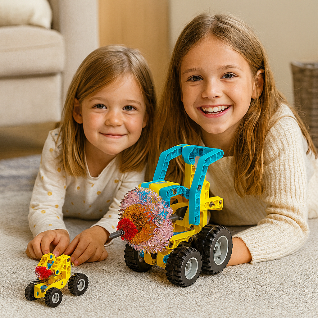 Juego educativo de bloques 3 en 1 ciencia y técnica