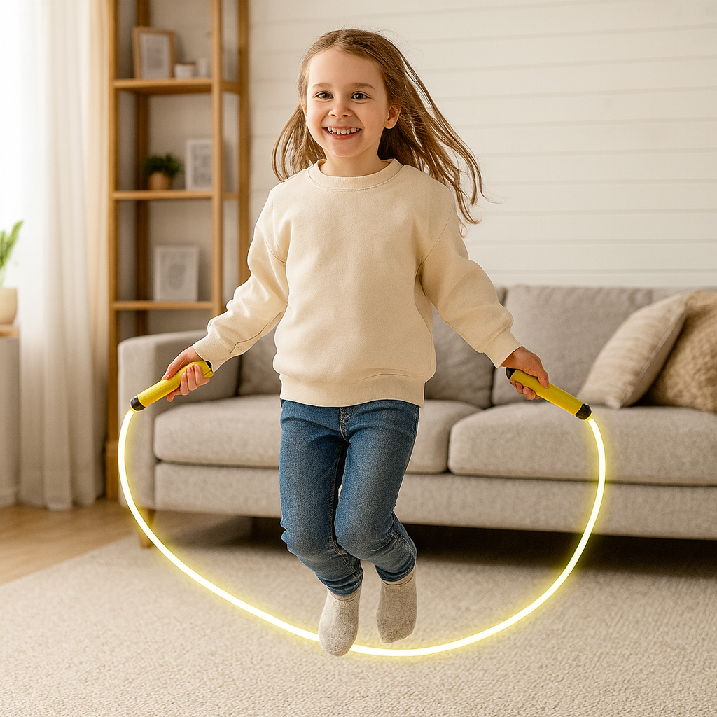 Cuerda de saltar luminosa