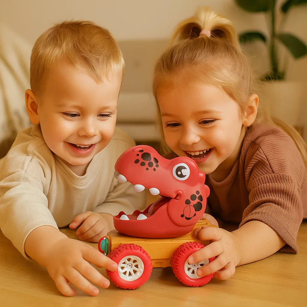 PUSH & DRIVE – Camiones Monstruo Dino