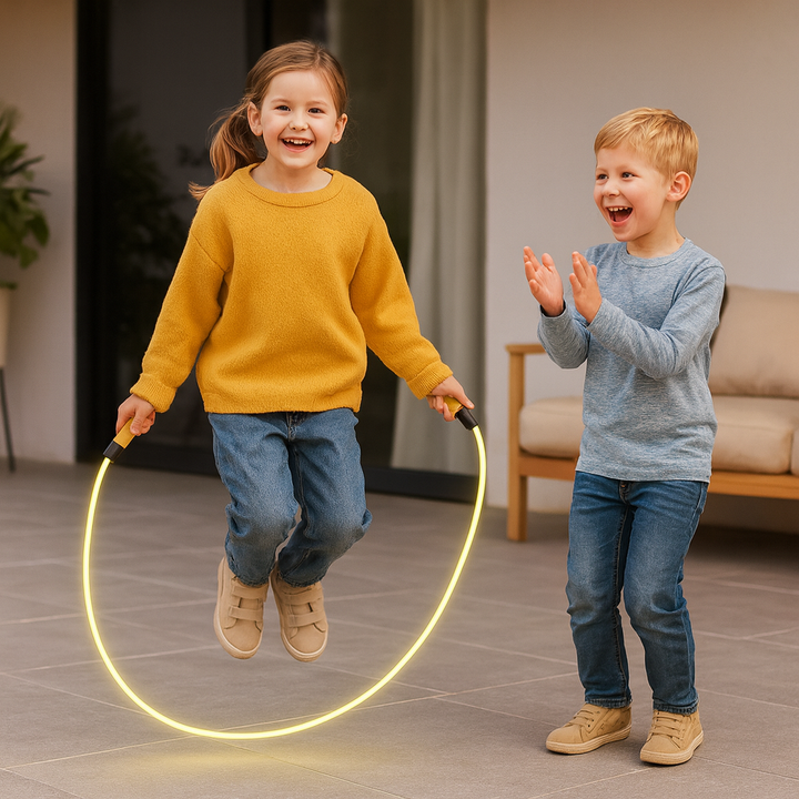 Cuerda de saltar luminosa