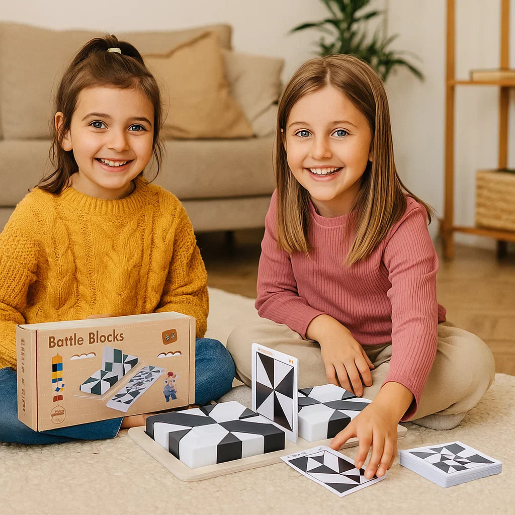 Juego de lógica bicolor en formato de bolsillo