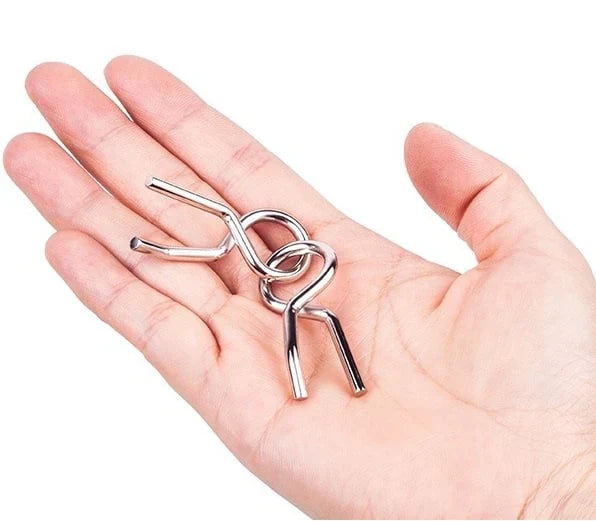 Rompecabezas Metálicos en Forma de Anillo ⎜ Juego Lógico para Niños y Adultos