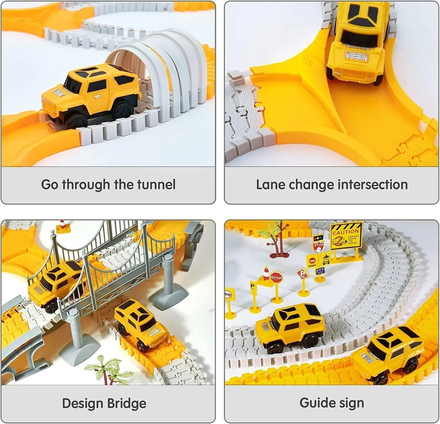 Pista de carreras de aventuras con coches