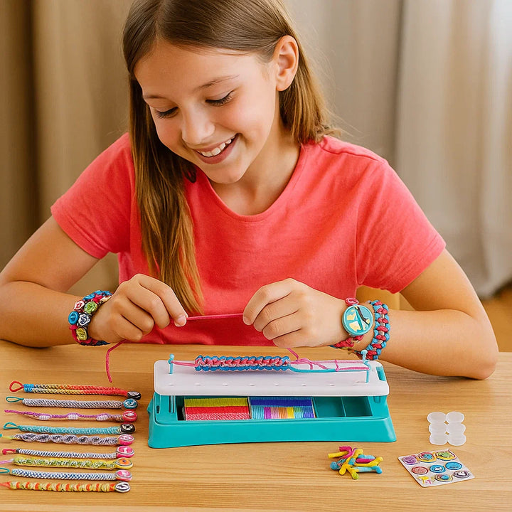 Conjunto creativo para trenzar pulseras