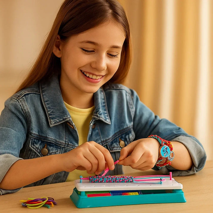 Conjunto creativo para trenzar pulseras