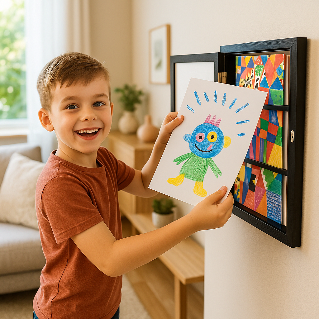 Marco para fotos – para un máximo de 150 dibujos