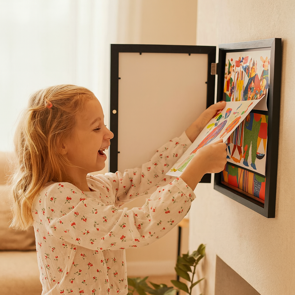 Marco para fotos – para un máximo de 150 dibujos