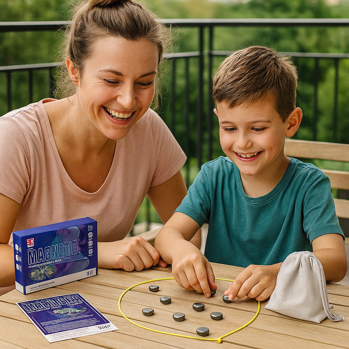 ¡Juego de ajedrez magnético de destreza – diversión para toda la familia!