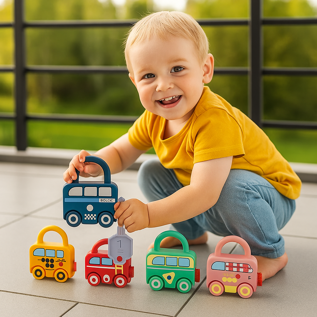 Montessori llaves y cerraduras – colores y patrones