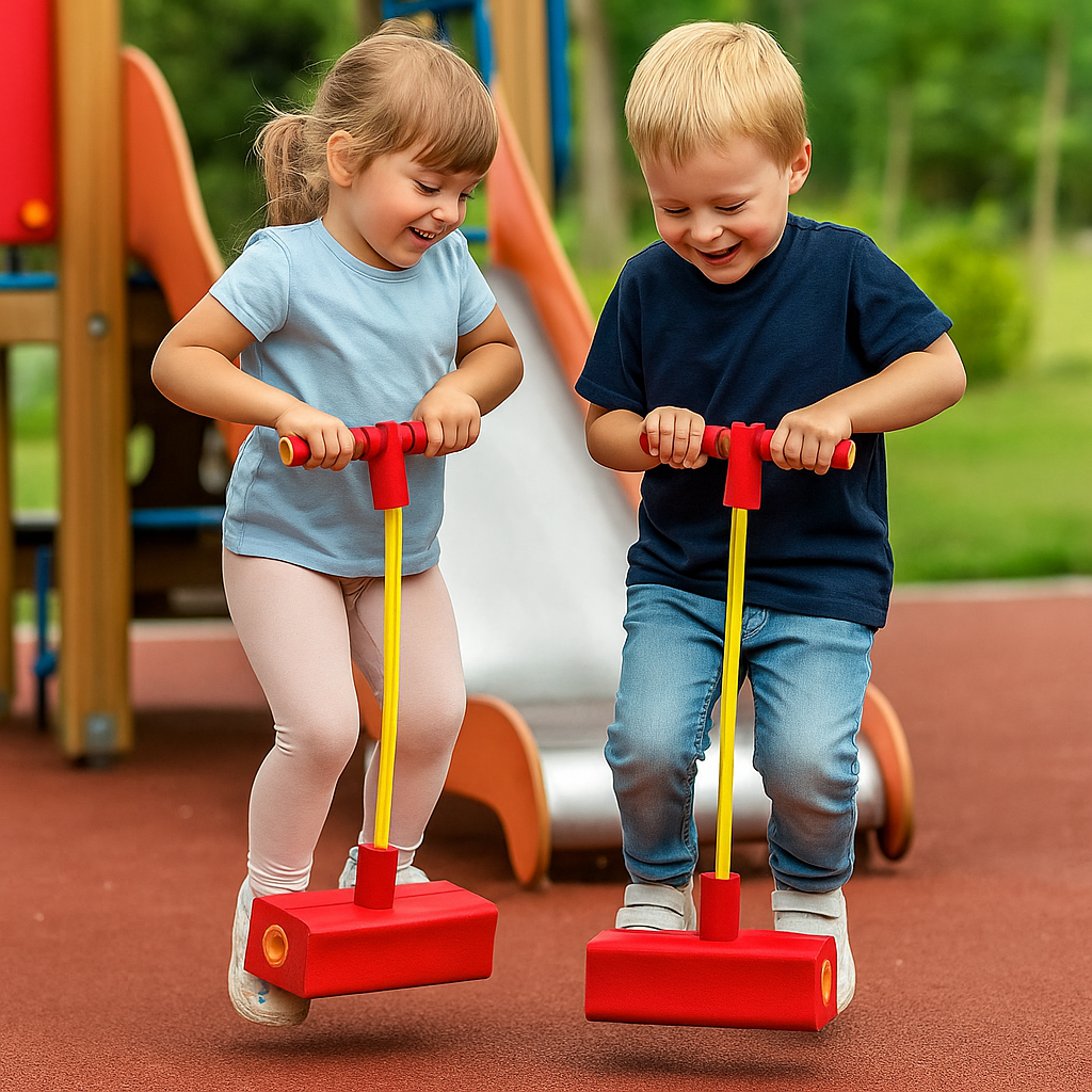 Pogostick de espuma para niños – juguete para saltar en casa y al aire libre