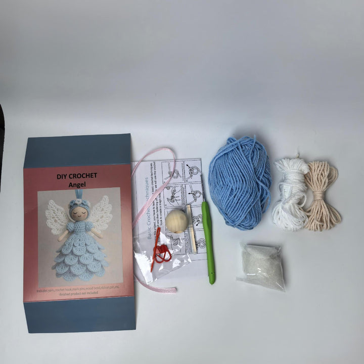 Angelitos de ganchillo – kit DIY