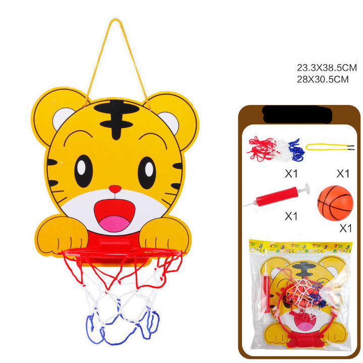 Conjunto de baloncesto de animales encantadores para niños