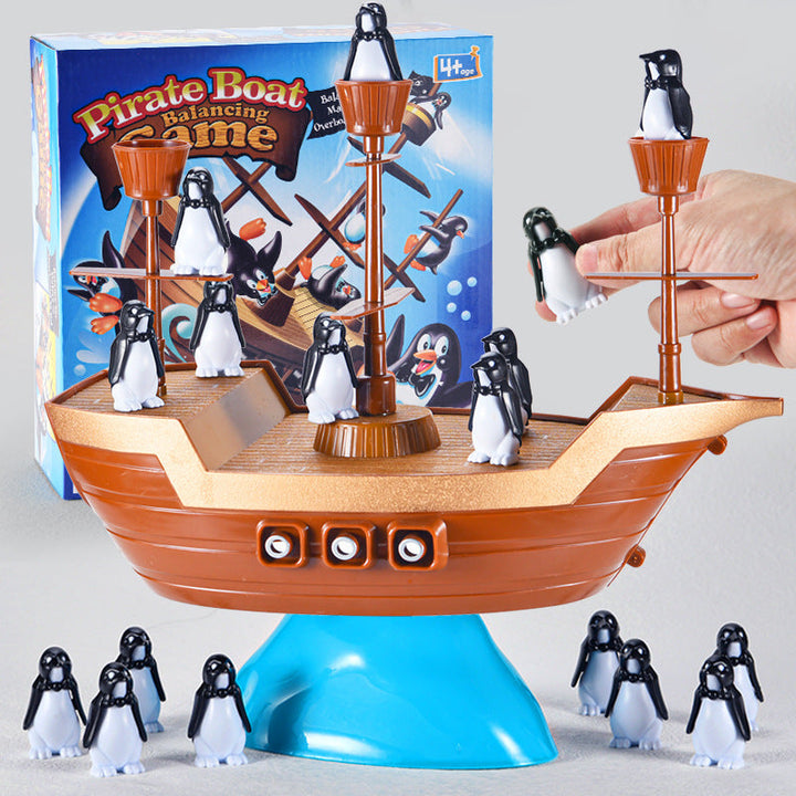 Pingüinos Piratas: Juego de Equilibrio