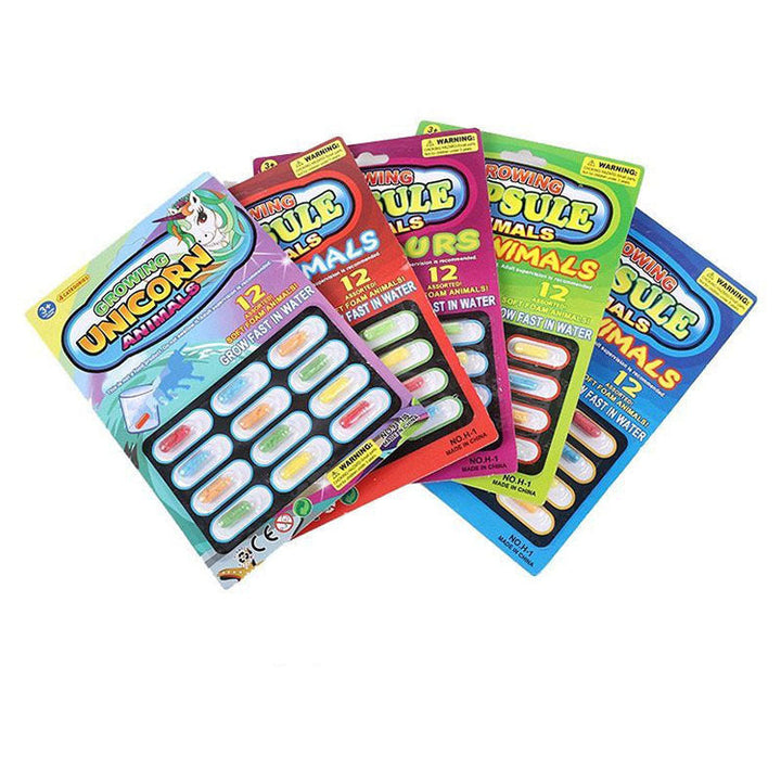 Cápsulas mágicas con animales acuáticos