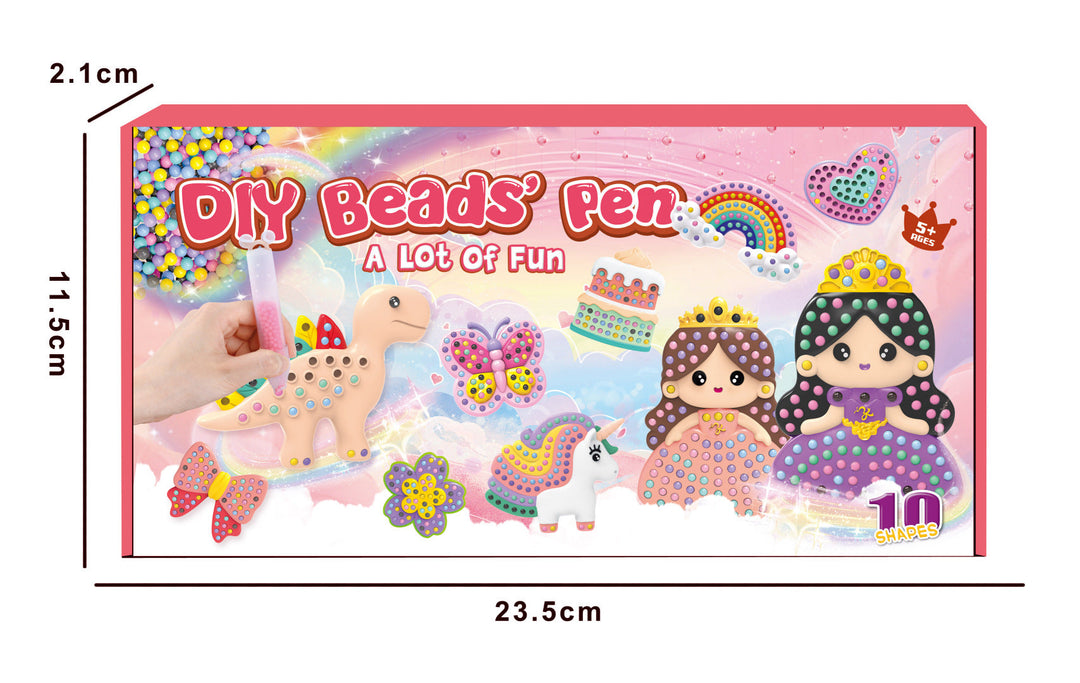 Pintura mágica con cuentas – kit DIY para niños