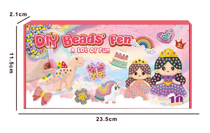Pintura mágica con cuentas – kit DIY para niños