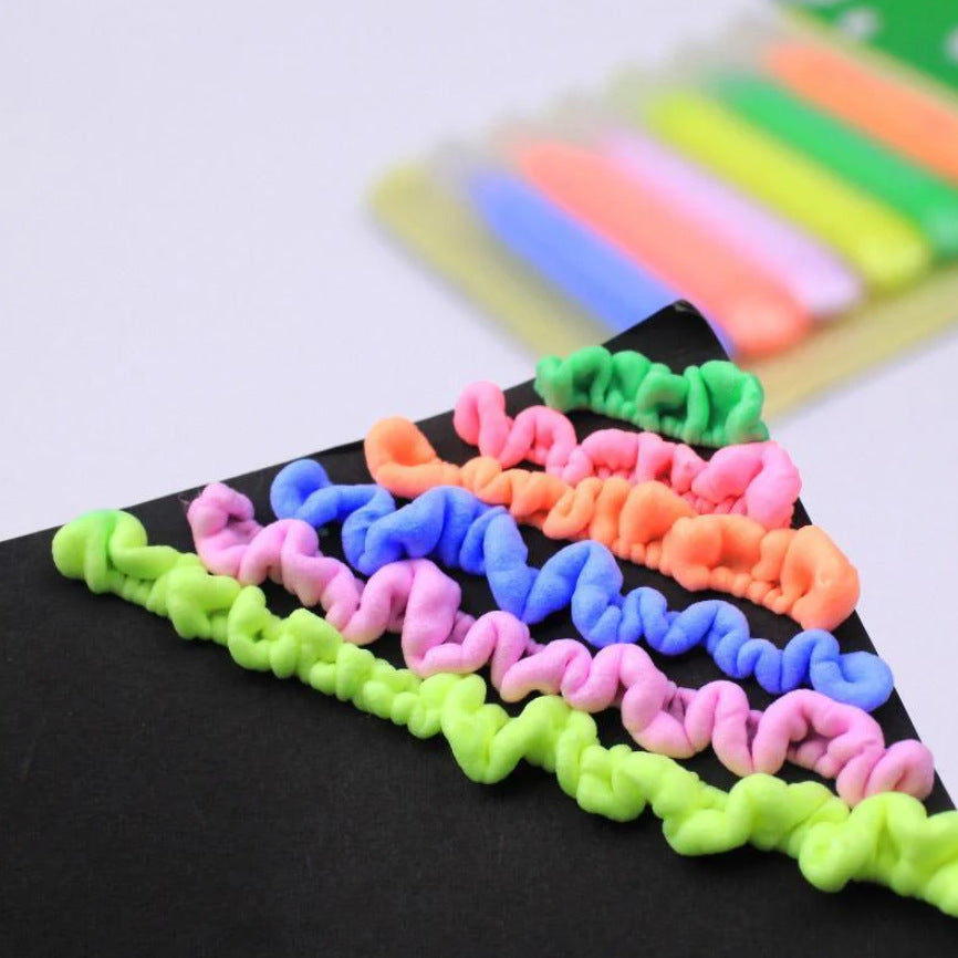 ¡Lápices de colores de palomitas mágicas!