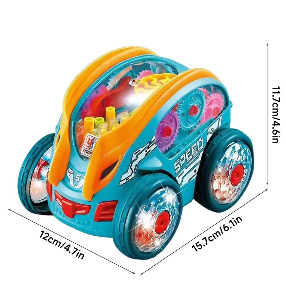 Coche acróbata luminoso