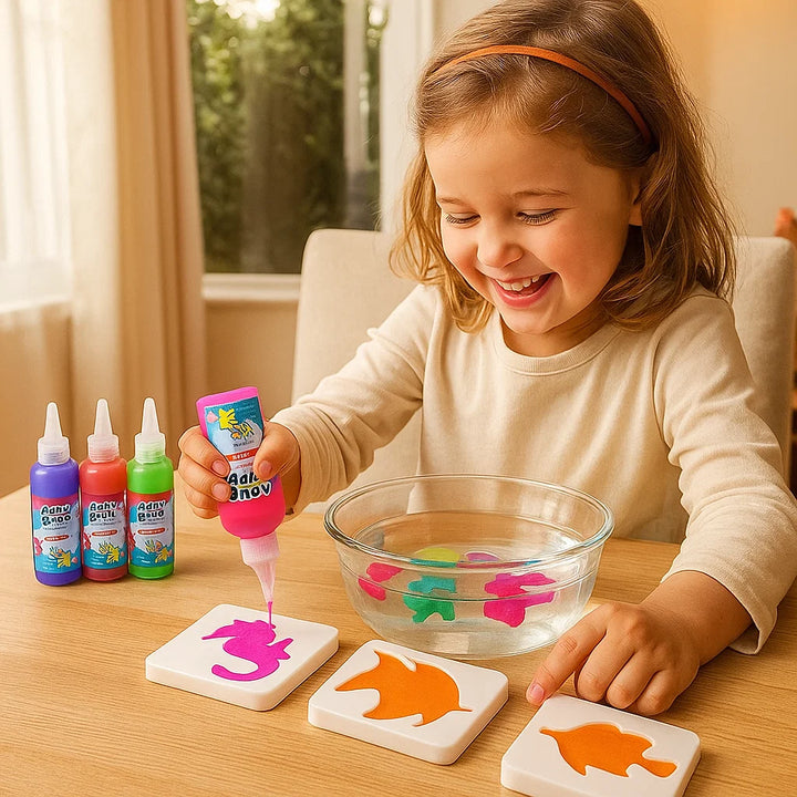 Juguete mágico acuático para niños | Kit creativo DIY para crear animales flotantes en el agua