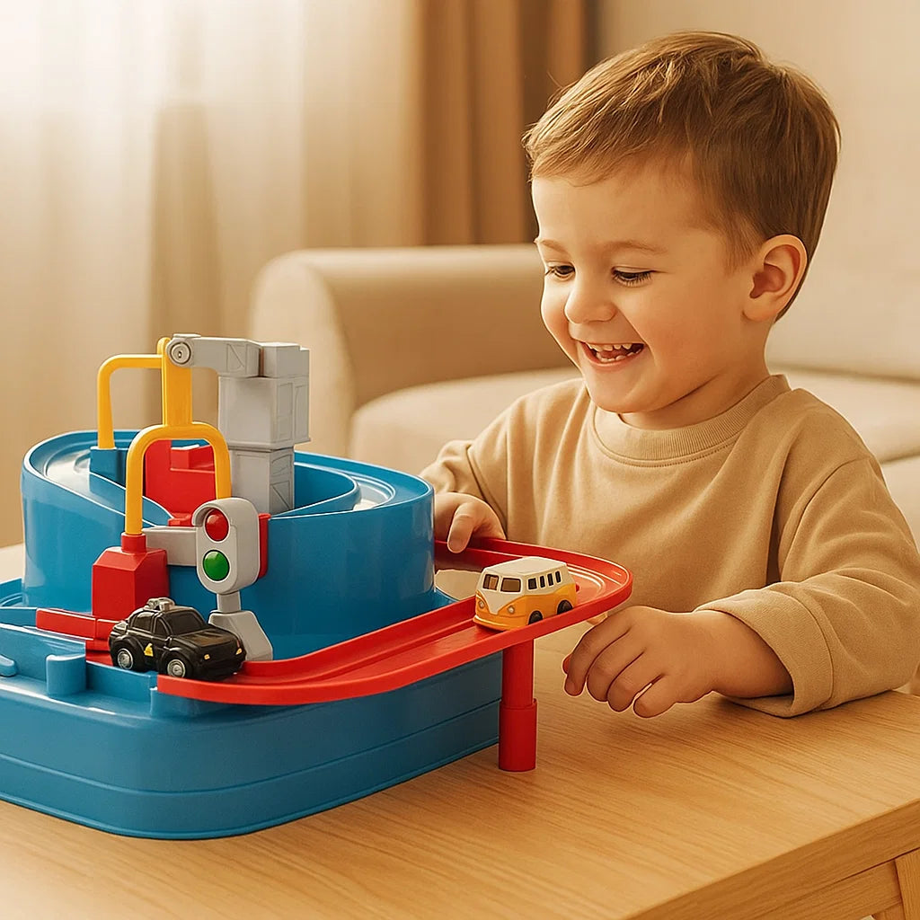 Juguete de aventura para niños | Juego interactivo para la coordinación mano-ojo y diversión creativa en la carretera