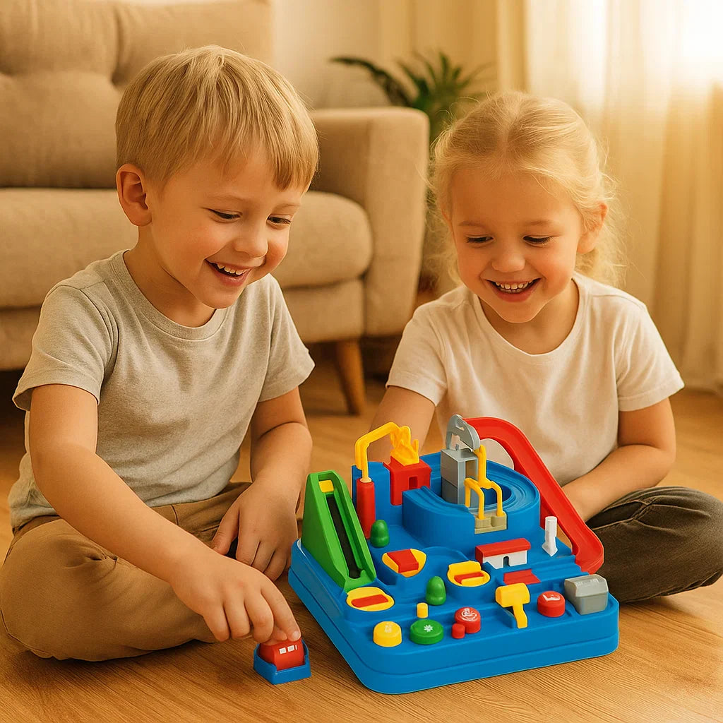 Juguete de aventura para niños | Juego interactivo para la coordinación mano-ojo y diversión creativa en la carretera