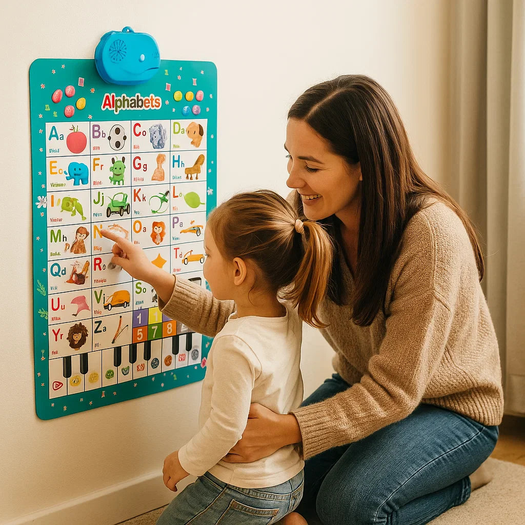 Tablero de sonido interactivo para niños | Aprender palabras y sonidos en inglés a través del juego visual