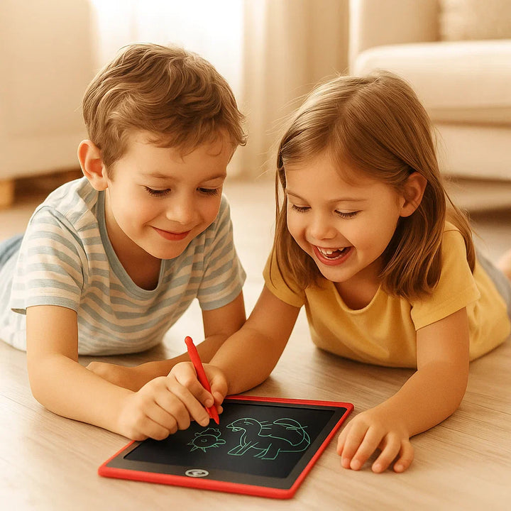Tableta de dibujo LCD para niños ⎜ Pizarra reutilizable para el aprendizaje creativo y el garabateo sin complicaciones