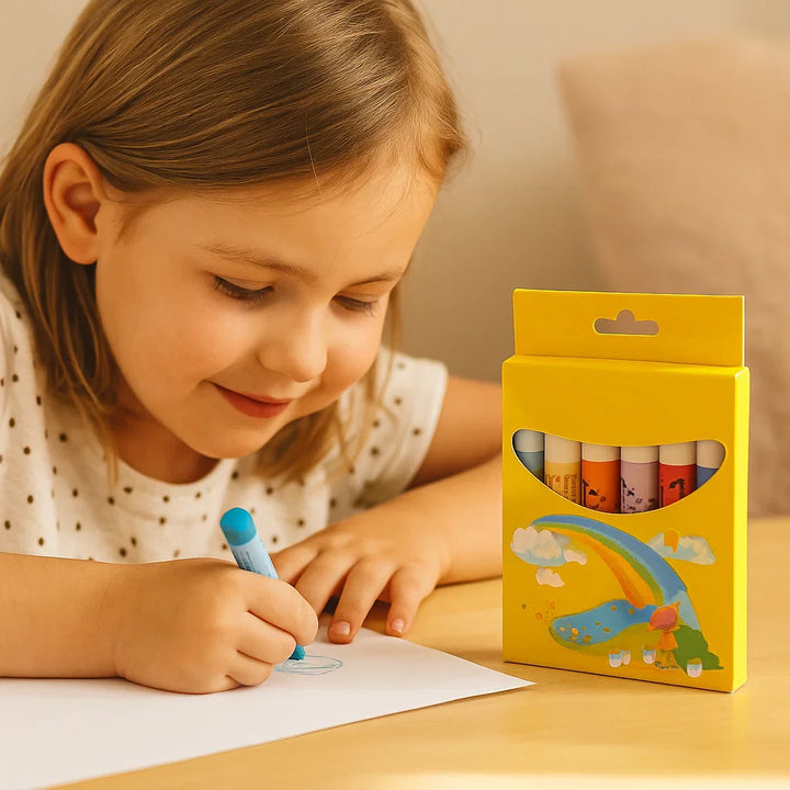 ¡Lápices de colores de palomitas mágicas!