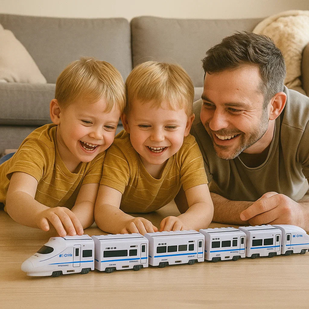 Tren Inteligente con Vagonetas – Juguete para Niños