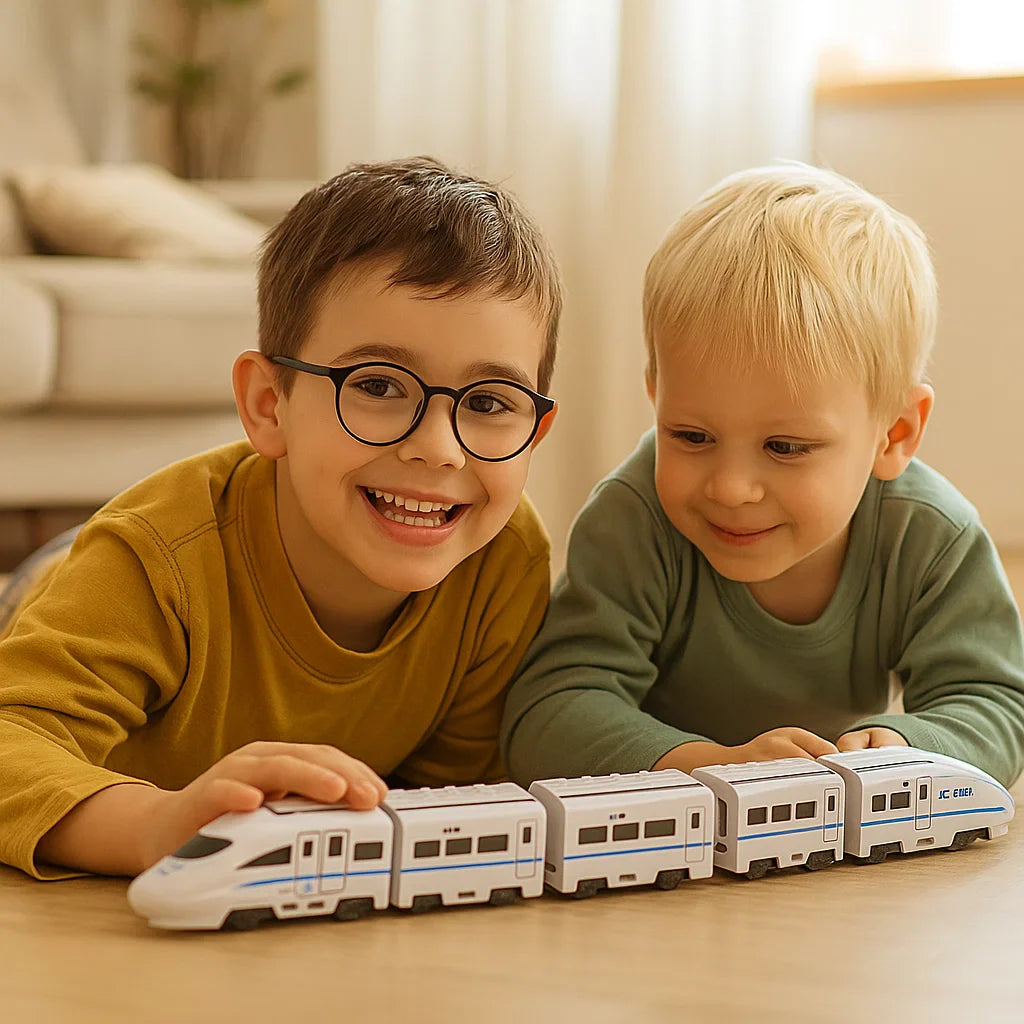 Tren Inteligente con Vagonetas – Juguete para Niños