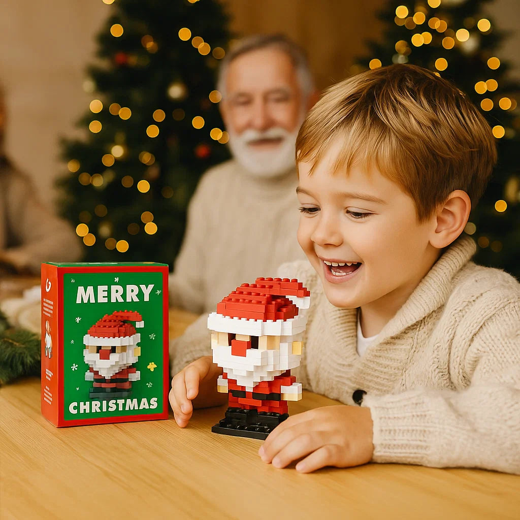 Figuritas navideñas creativas de bloques – diversión para toda la familia