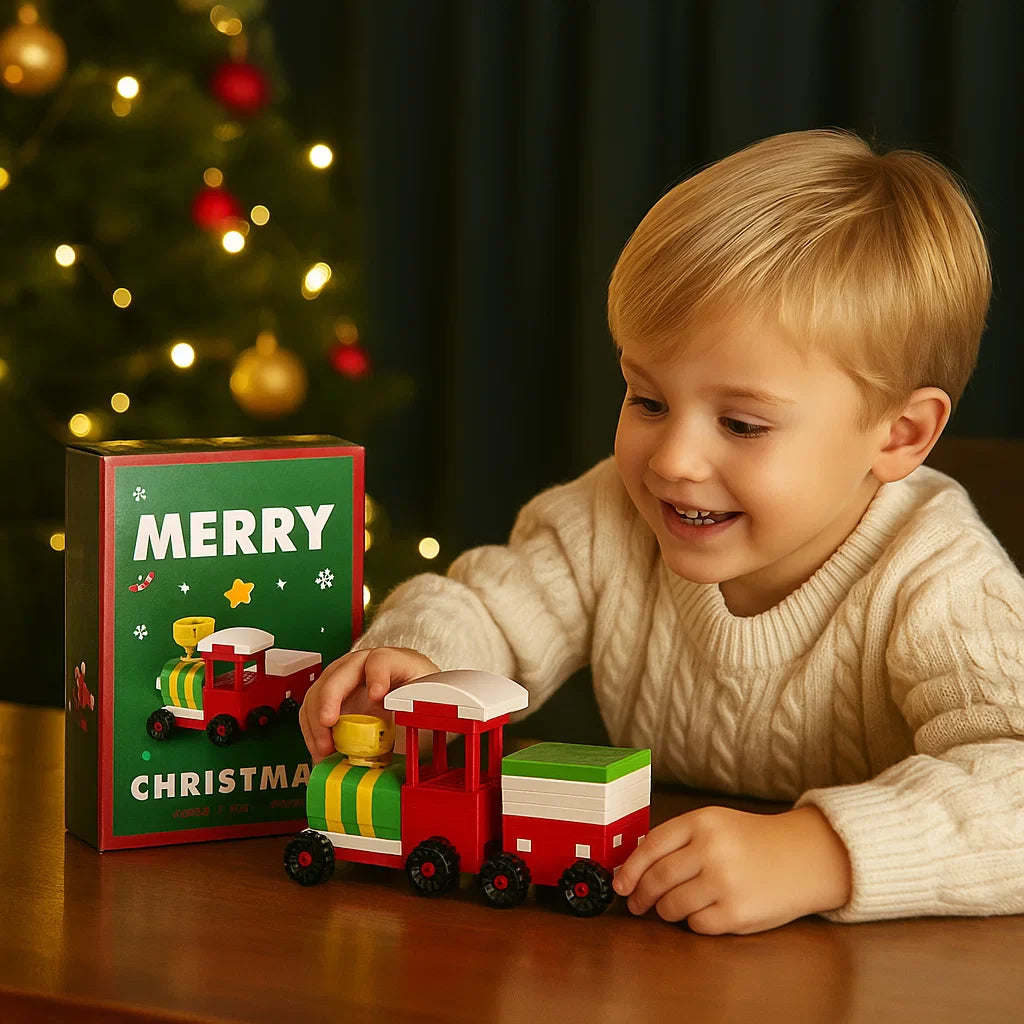 Figuritas navideñas creativas de bloques – diversión para toda la familia